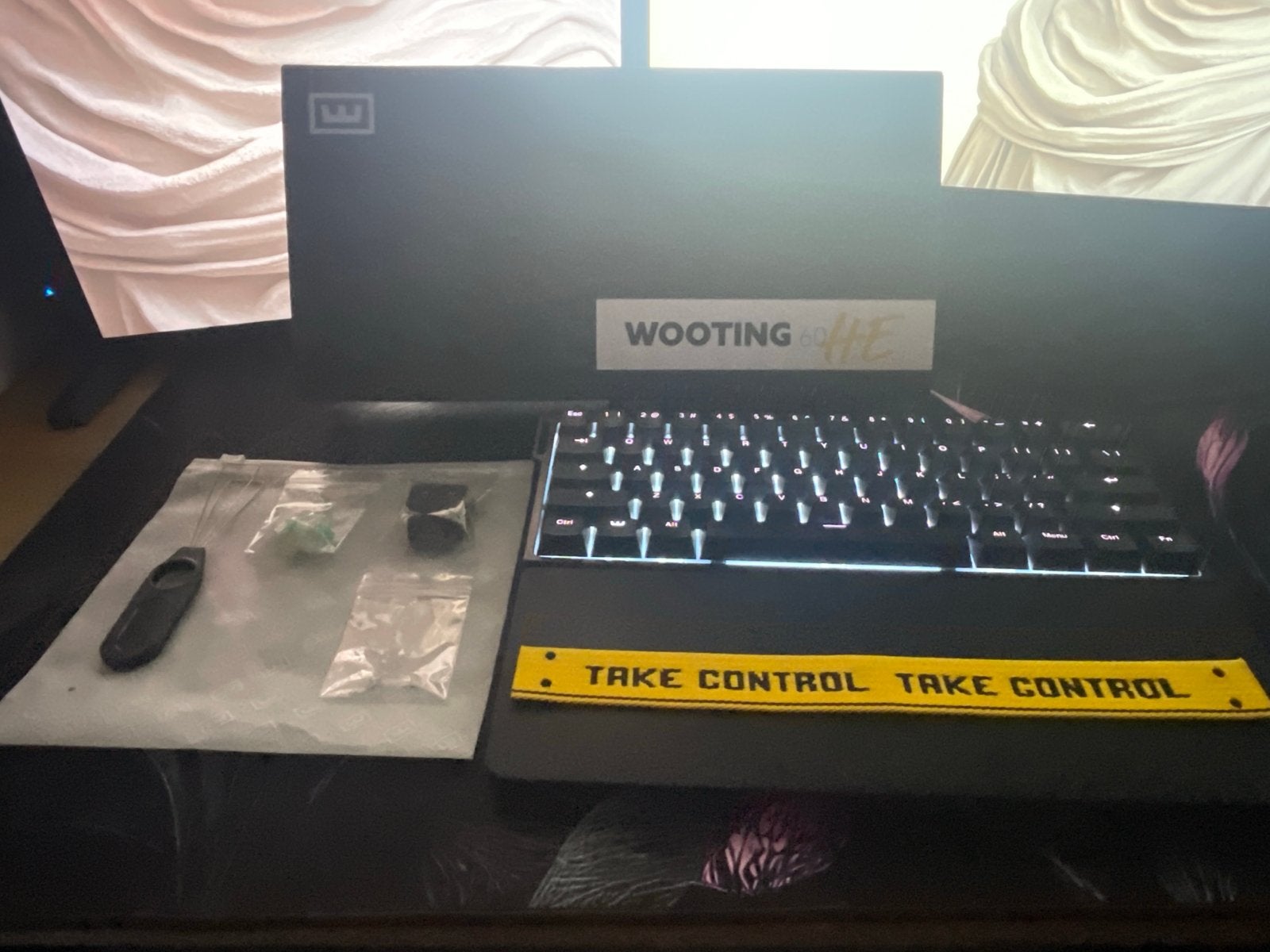 Wooting 60HE Gaming Toetsenbord + wooting arm rest - Nieuw, Gaming toetsenbord, Nieuw, Ophalen of Verzenden, Qwerty