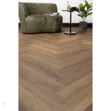 Laminaat Lundia Katrine helder click pvc visgraat (34), Ophalen, Nieuw, 25 tot 50 m², Laminaat