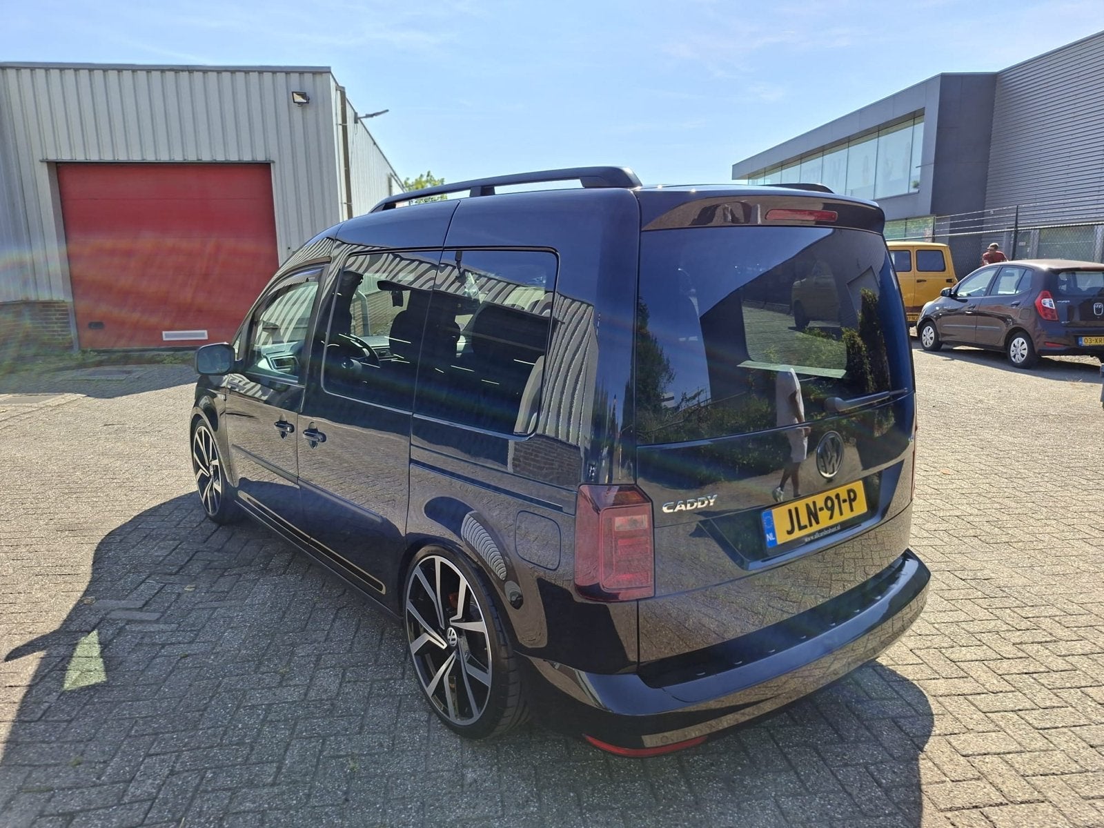 Volkswagen Caddy 1.4 TSI 92KW 2017 Zwart, Auto's, Voorwielaandrijving, 125 pk, 1287 kg, 4 cilinders