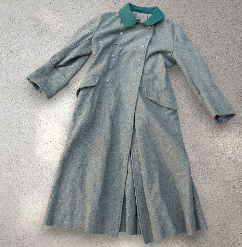 Duitse  WO2 Wehrmacht M36 Mantel, Verzamelen, Ophalen of Verzenden, Duitsland, Kleding of Schoenen