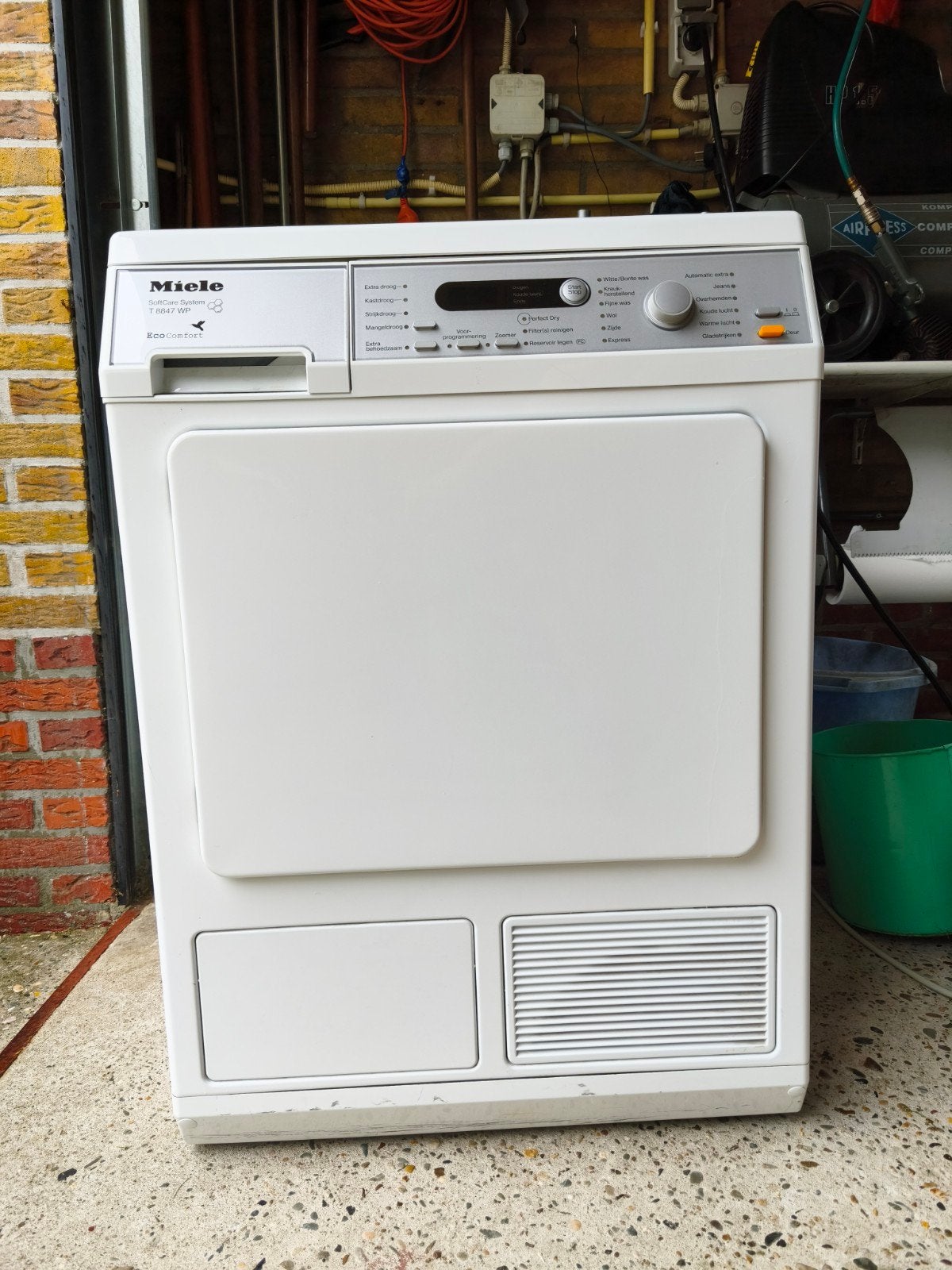 Miele warmtepompdroger, Witgoed en Apparatuur, Ophalen, 6 tot 8 kg, Anti-kreukfase, Zo goed als nieuw
