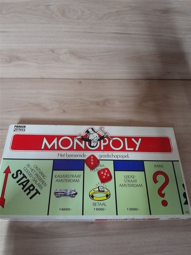 monopoly lange doos start op doos [s1119], Verzenden, Zo goed als nieuw