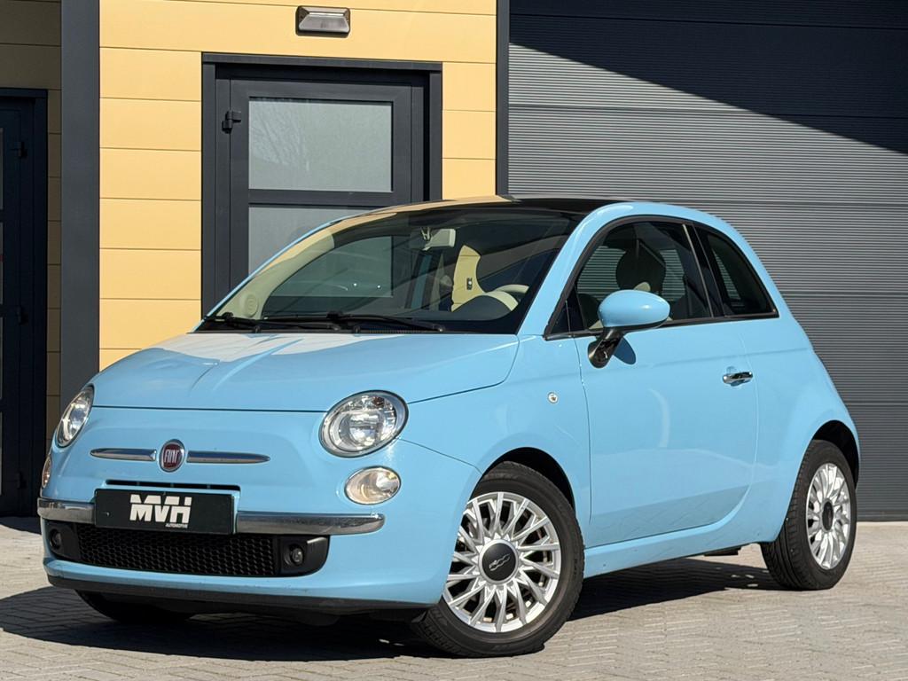 Fiat 500 Lounge - Pano - 15'' - PDC - Airco - MF stuur - APK, Auto's, Fiat, Bedrijf, Te koop, ABS, Airbags, Airconditioning, Bluetooth