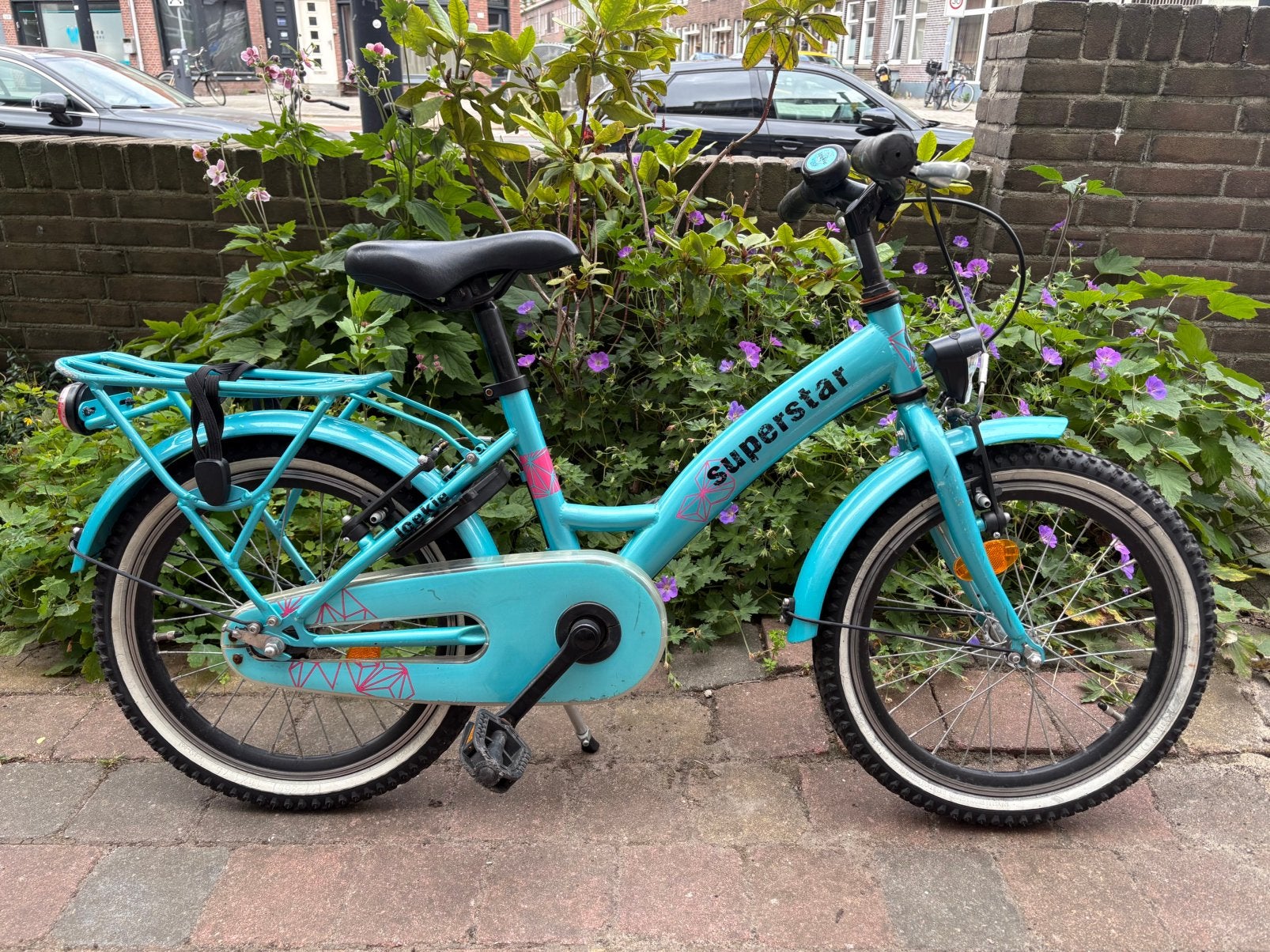 Loekie Superstar kinderfiets 18 inch, Fietsen en Brommers, Fietsen | Meisjes, Ophalen of Verzenden, Gebruikt, 18 inch