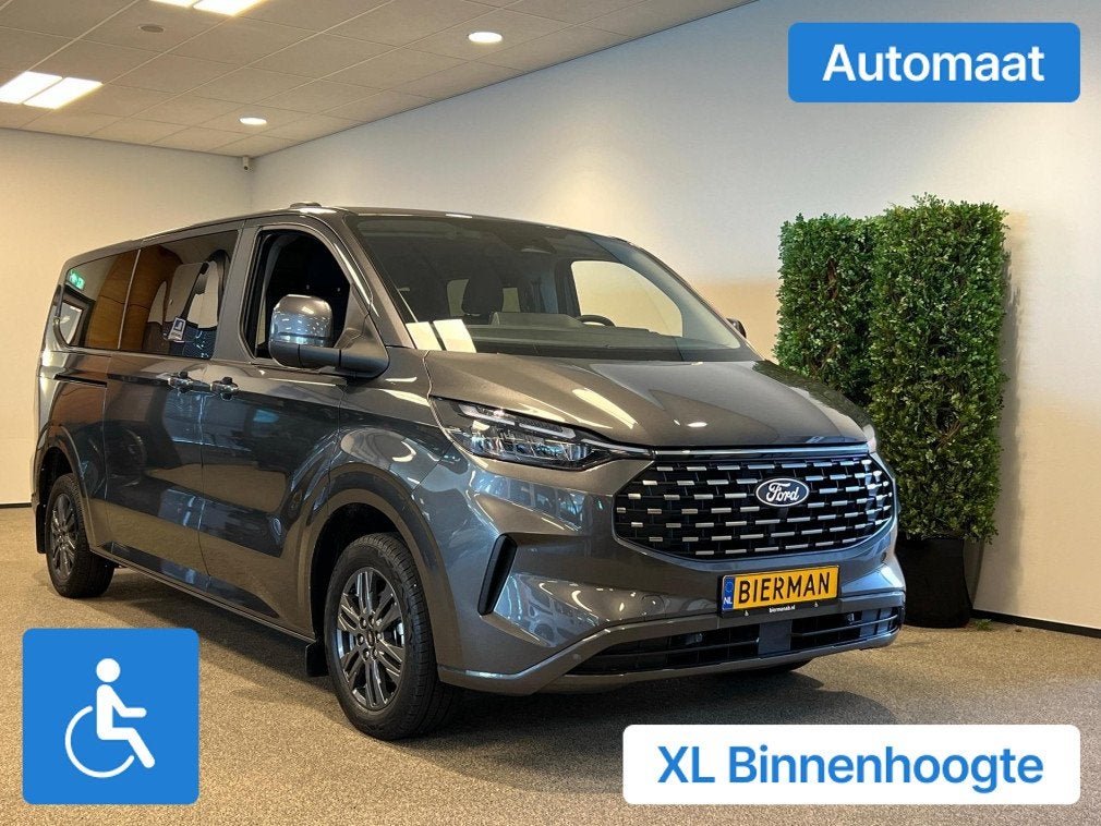 Ford Tourneo Custom (bj 2025, automaat), Auto's, Ford, Automaat, Stof, Gebruikt, 4 stoelen