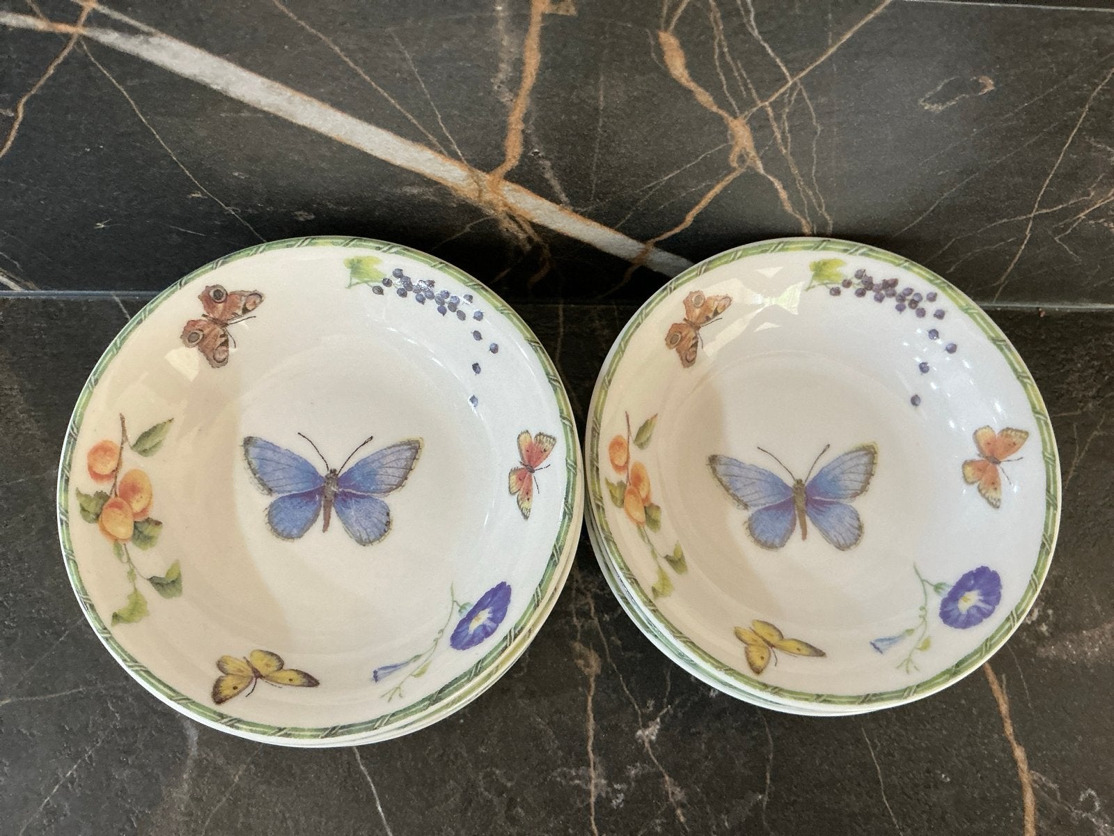 JBS Home Collection Fruit & Flowers schaaltjes (7 stuks), Overige merken, Keramiek, Ophalen of Verzenden, Modern