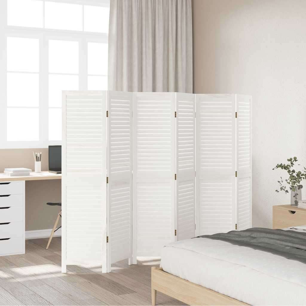 Kamerscherm vouwwand louvre wit 40x160 cm GRATIS BEZORGD!, Verzenden, Nieuw, Nvt, Nvt