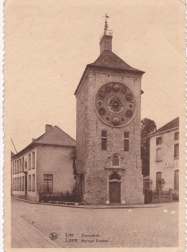 Lier / Lierre (Belgie) Zimmerklok /horloge Zimmer ca. 1950, Ophalen, 1940 tot 1960, Ongelopen, Antwerpen