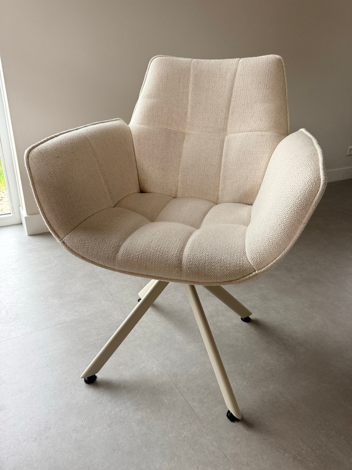 Eetkamerstoelen Monaco 8 stuks, Ophalen, Japandi, Overige kleuren, Zo goed als nieuw