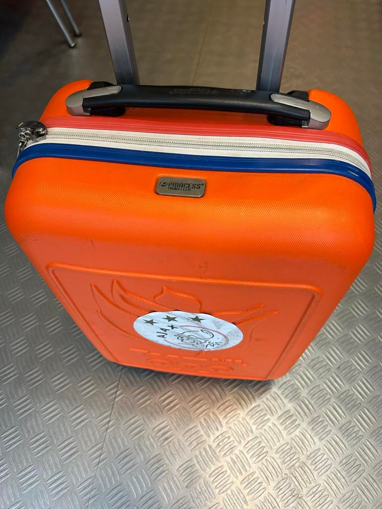 Oranje Koffer TeamNL, Ophalen, Gebruikt, Hard kunststof, Slot