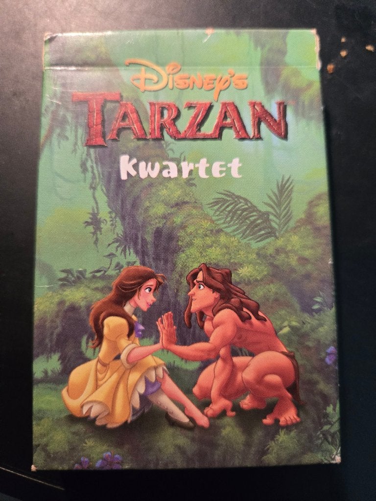 Origineel Disney's Tarzan kwartetspel uit 1999,, Verzamelen, Ophalen, Overige figuren, Gebruikt, Overige typen