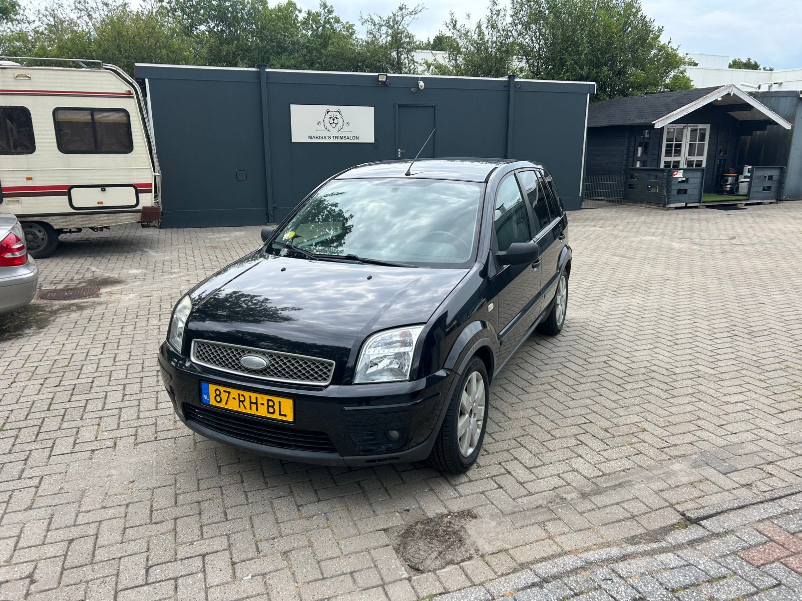 Ford Fusion 1.4 16V 2005 Zwart, Auto's, Ford, Bedrijf, Fusion, Airconditioning, Benzine, C, Hatchback, Handgeschakeld, Origineel Nederlands