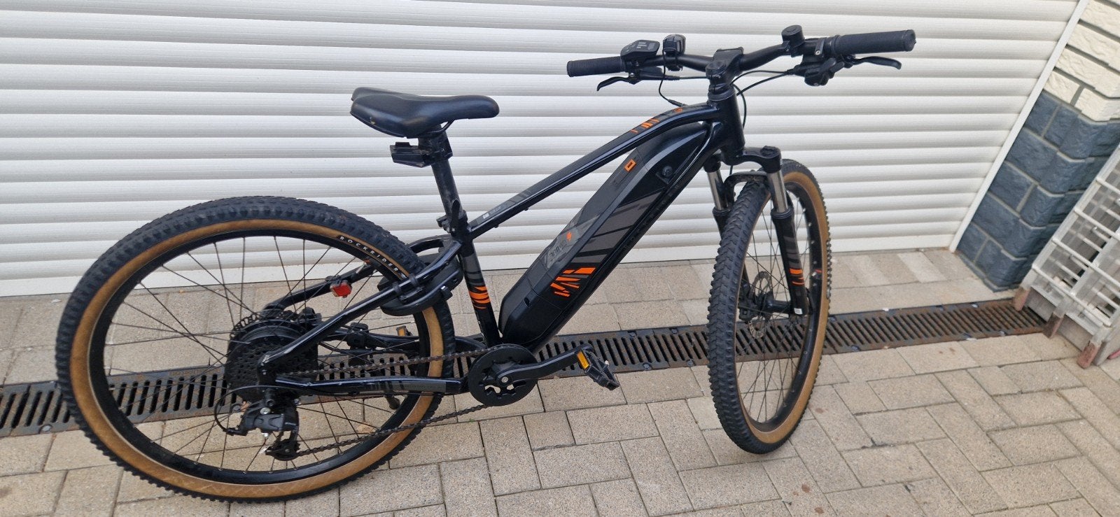 Elektrische mountainbike met 380Wh accu