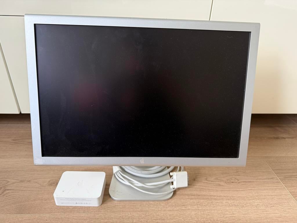 Apple Display met adapter, Computers en Software, Monitoren, Gebruikt, Ophalen of Verzenden, Overige typen, Onbekend