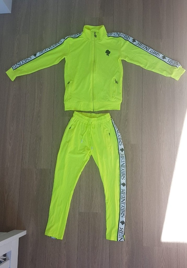 Reinders Neon Geel Trainingspak - Nieuw met Kaartje, Reinders, Verzenden, Jongen of Meisje, Nieuw