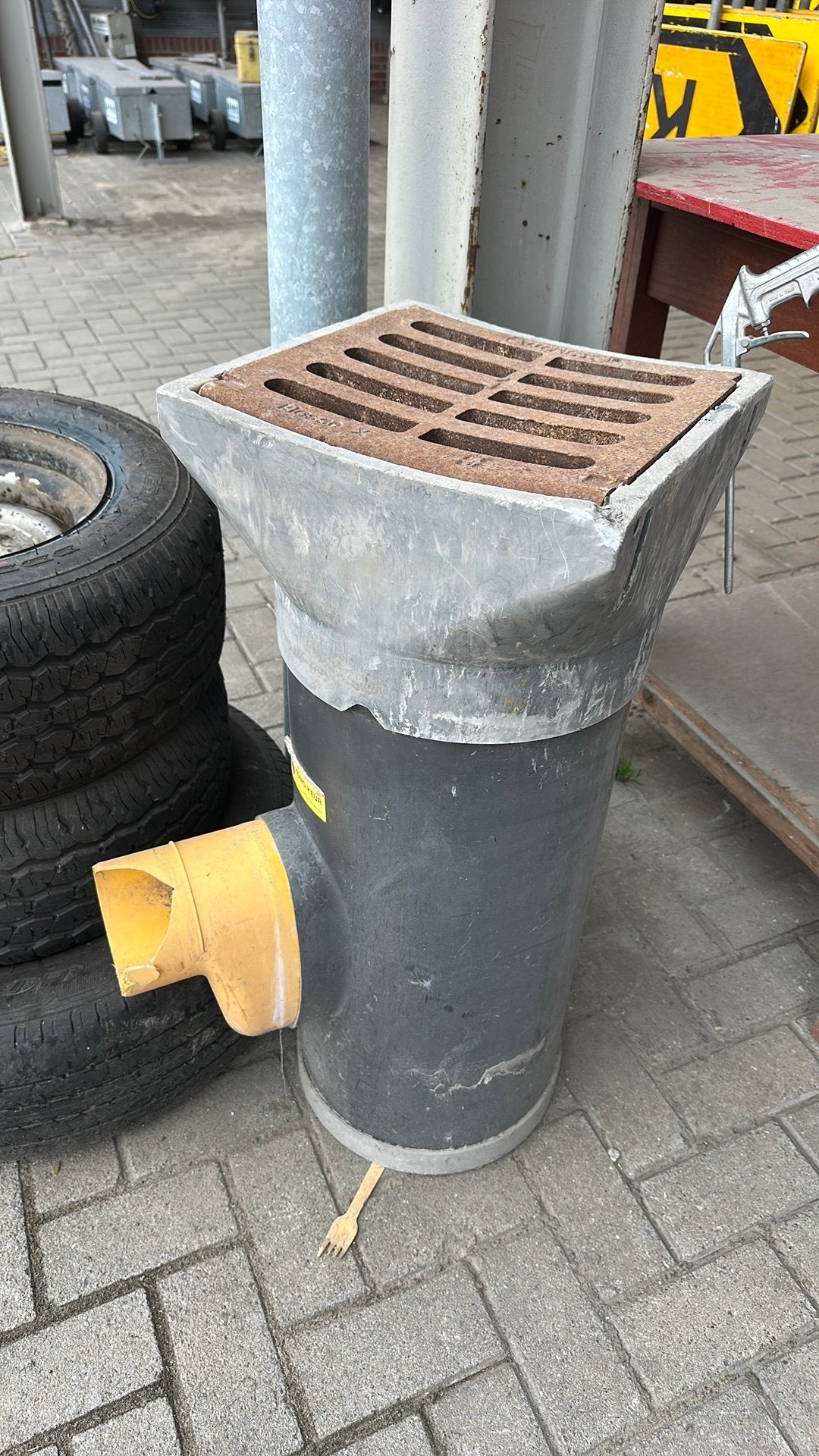Straatkolk, Ophalen, Afvoer, Gebruikt, Pvc
