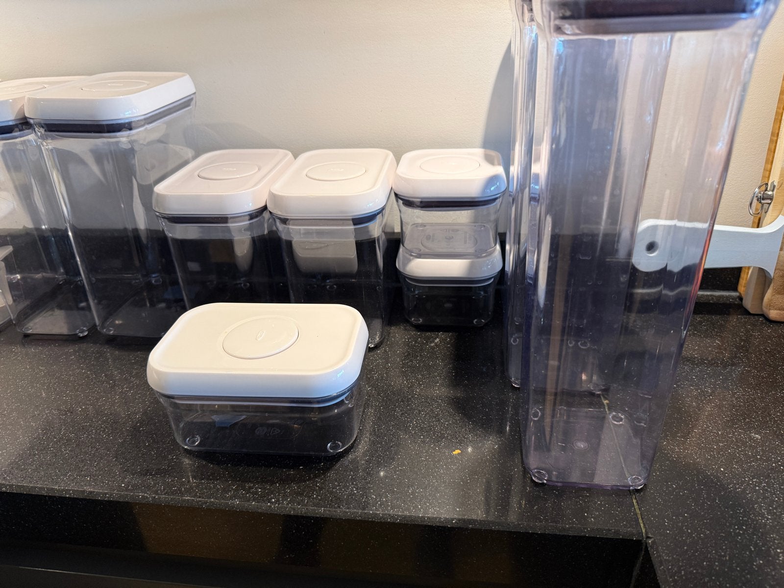 Set van 11 OXO Good Grips POP Voorraadpotten, Ophalen, Gebruikt, Kunststof, Voorraadpot