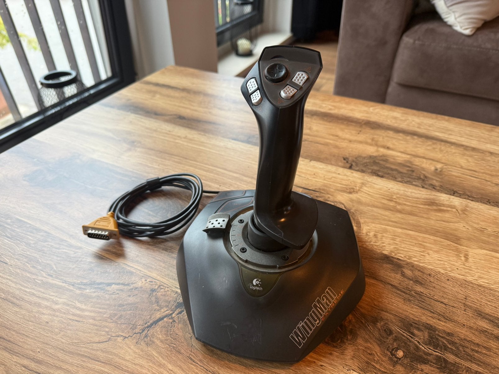 Logitech Wingman joystick, Ophalen, Gebruikt