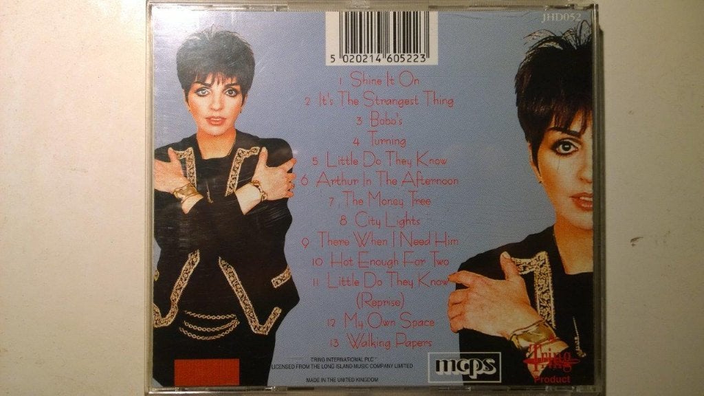 Liza Minnelli - The Act, Cd's en Dvd's, Ophalen of Verzenden, Zo goed als nieuw, Jazz, Album