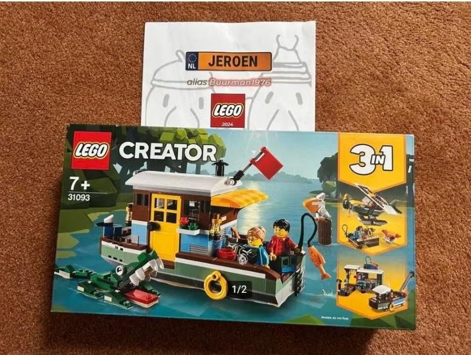 Lego 31093 CREATOR Woonboot aan de rivier 3in1 (nieuw&misb), Lego, Ophalen of Verzenden, Nieuw, Compleet