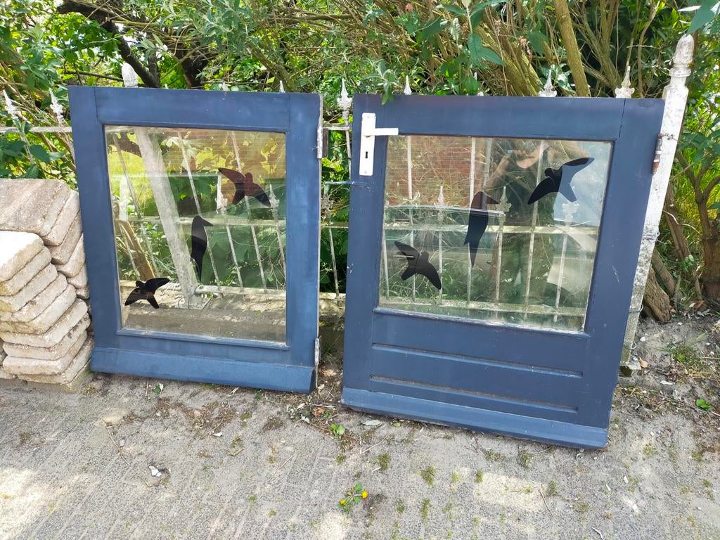 Gratis buitendeur, Doe-het-zelf en Verbouw, Glas en Ramen, Ophalen, Gebruikt, 80 tot 120 cm, Gevelraam of Ruit