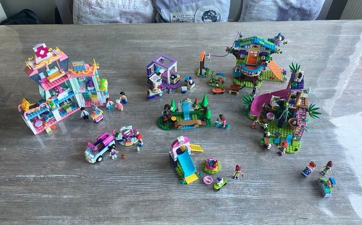 Mooie partij Lego Friends en Sluban ziekenhuis., Ophalen, Lego, Inclusief instructies, Friends