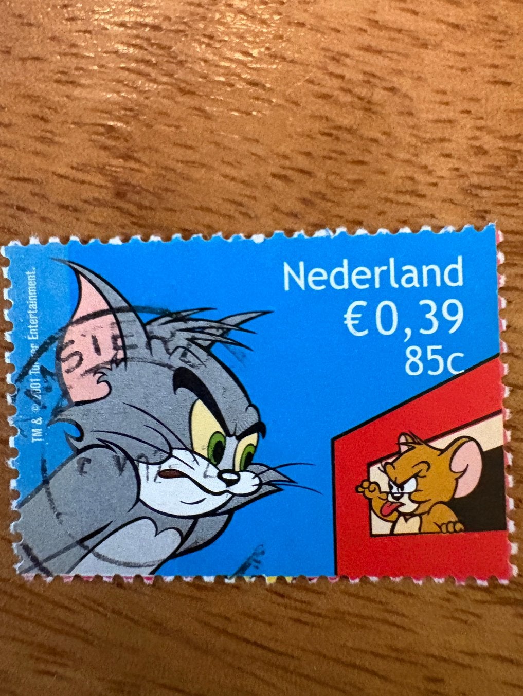 438. Nederland 2001, cartoons, Postzegels en Munten, Ophalen of Verzenden