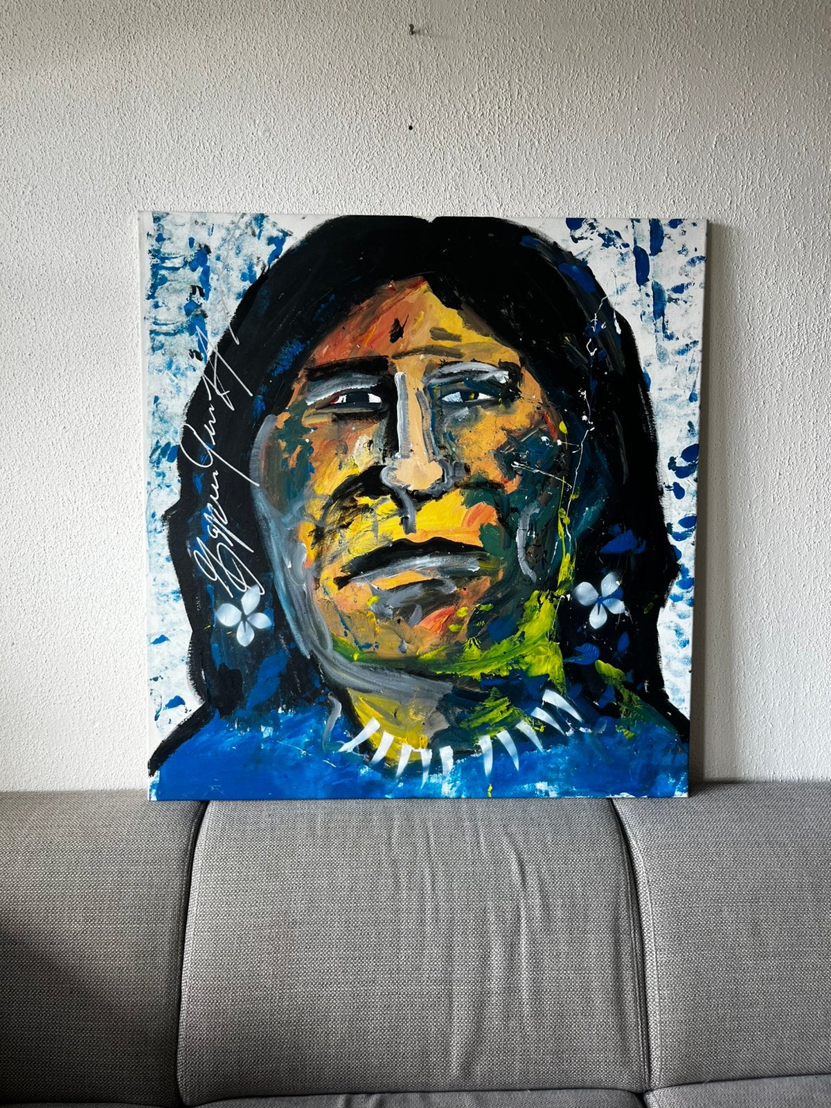 Espen Greger Hagen – nr. 10 – acryl op canvas – 105  100 cm, Ophalen