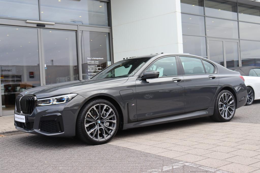 BMW 7 Serie 745e High Executive M Sport Automaat / Soft Clos, Auto's, BMW, Achterwielaandrijving, Gebruikt, Euro 6, 394 pk
