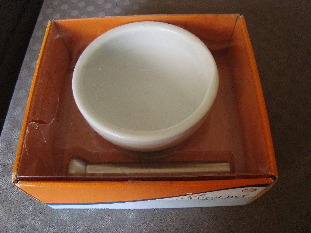 Nieuwe 3 delige vijzel in doos, Overige typen, Ophalen of Verzenden, Nieuw