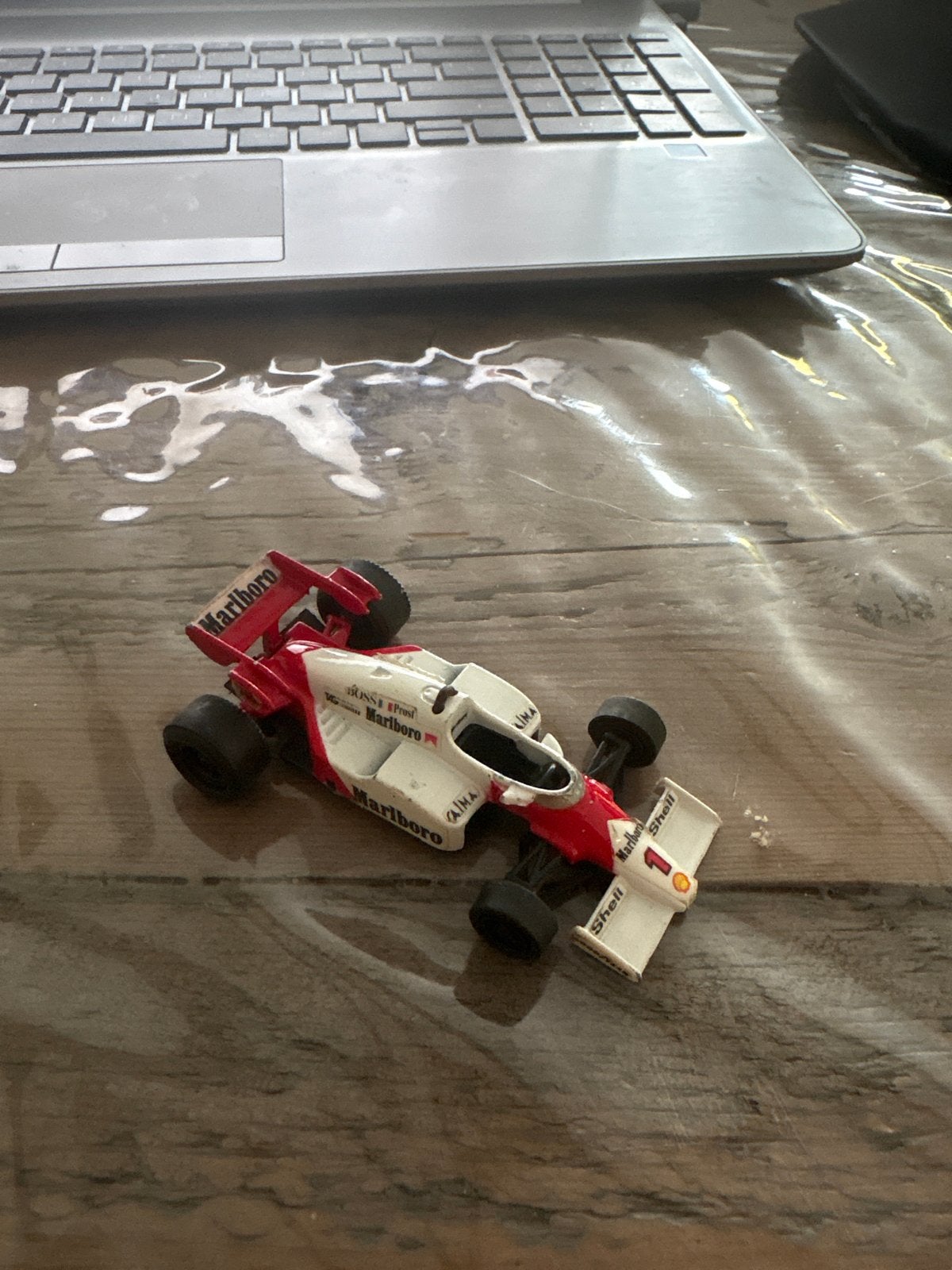 McLaren MP4/2 TAG Porsche Formule 1 Alain Prost, Ophalen of Verzenden, Gebruikt, Auto, Overige merken
