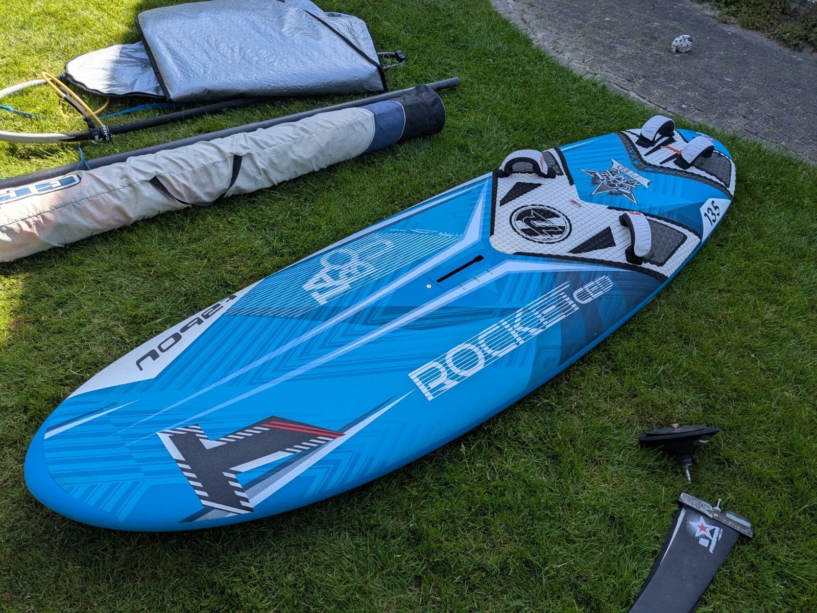 Freeride windsurf plank: Tabou Rocket 135L, Watersport en Boten, Ophalen, Zo goed als nieuw, Plank
