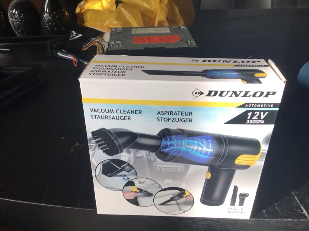 Dunlop Automotive 12V Stofzuiger - Nieuw in doos, Ophalen, Nieuw