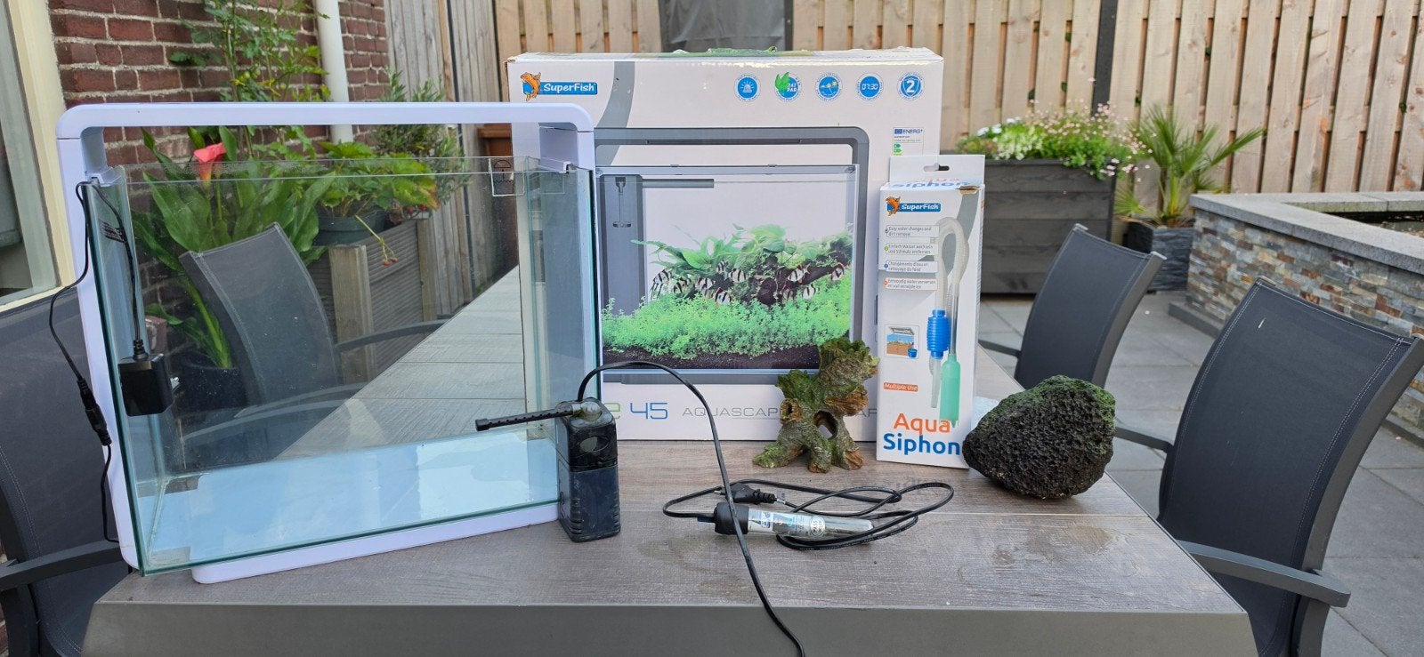Superfish home 45, Ophalen, Zo goed als nieuw, Leeg aquarium, Superfish