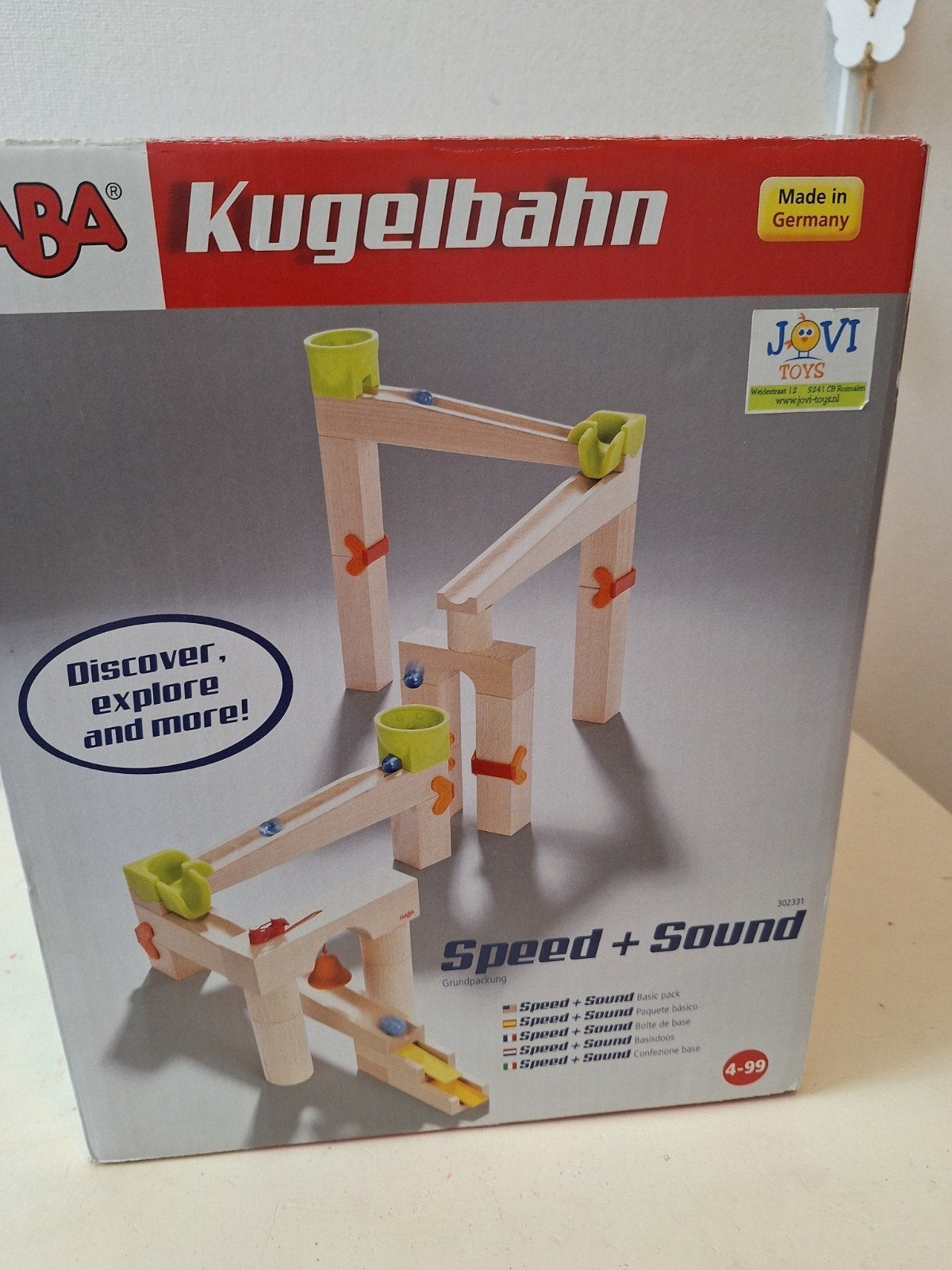 HABA Kugelbahn Speed + Sound knikkerbaan, Ophalen, Zo goed als nieuw