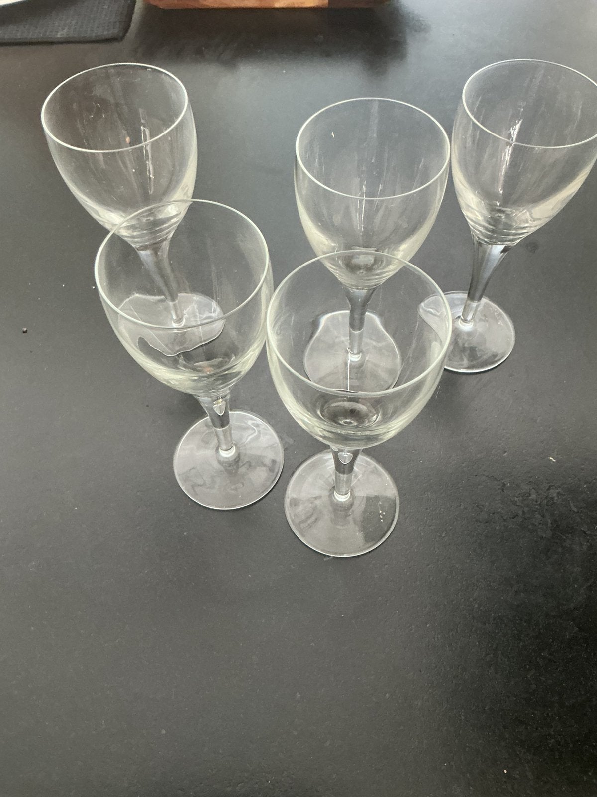5 portglaasjes, Ophalen of Verzenden, Gebruikt, Overige typen