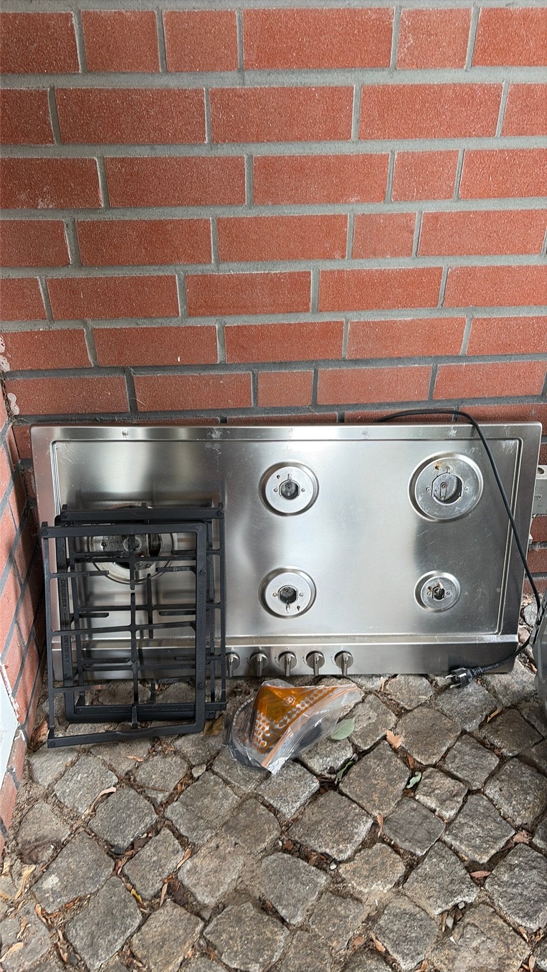Gaskookplaat inventum 5 pits, Ophalen, Gebruikt, Minder dan 85 cm, Gas