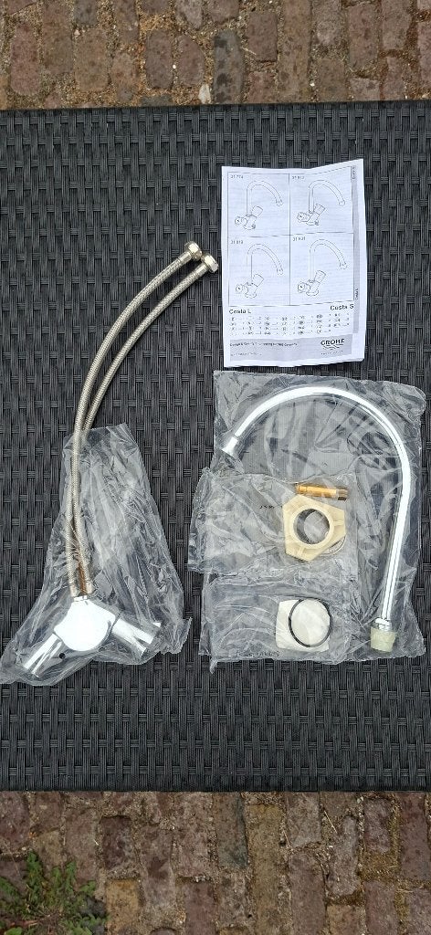 Grohe Costa-L Keukenkraan - Nieuw in verpakking!, Ophalen of Verzenden, Nieuw, Chroom, Kraan