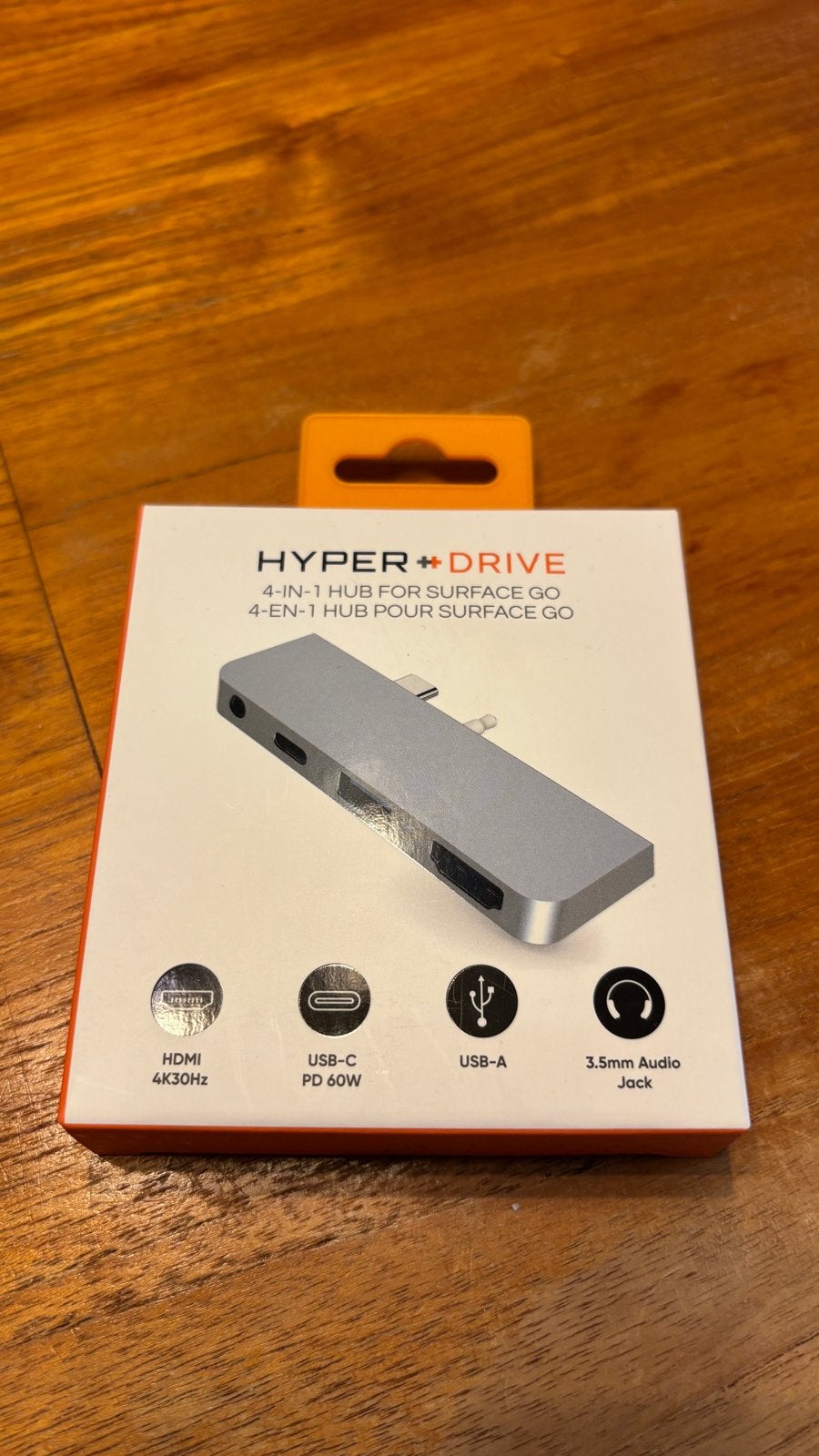 HYPER++DRIVE 4-in-1 Hub voor Surface Go, Ophalen of Verzenden, Nieuw, Docking station, Laptop