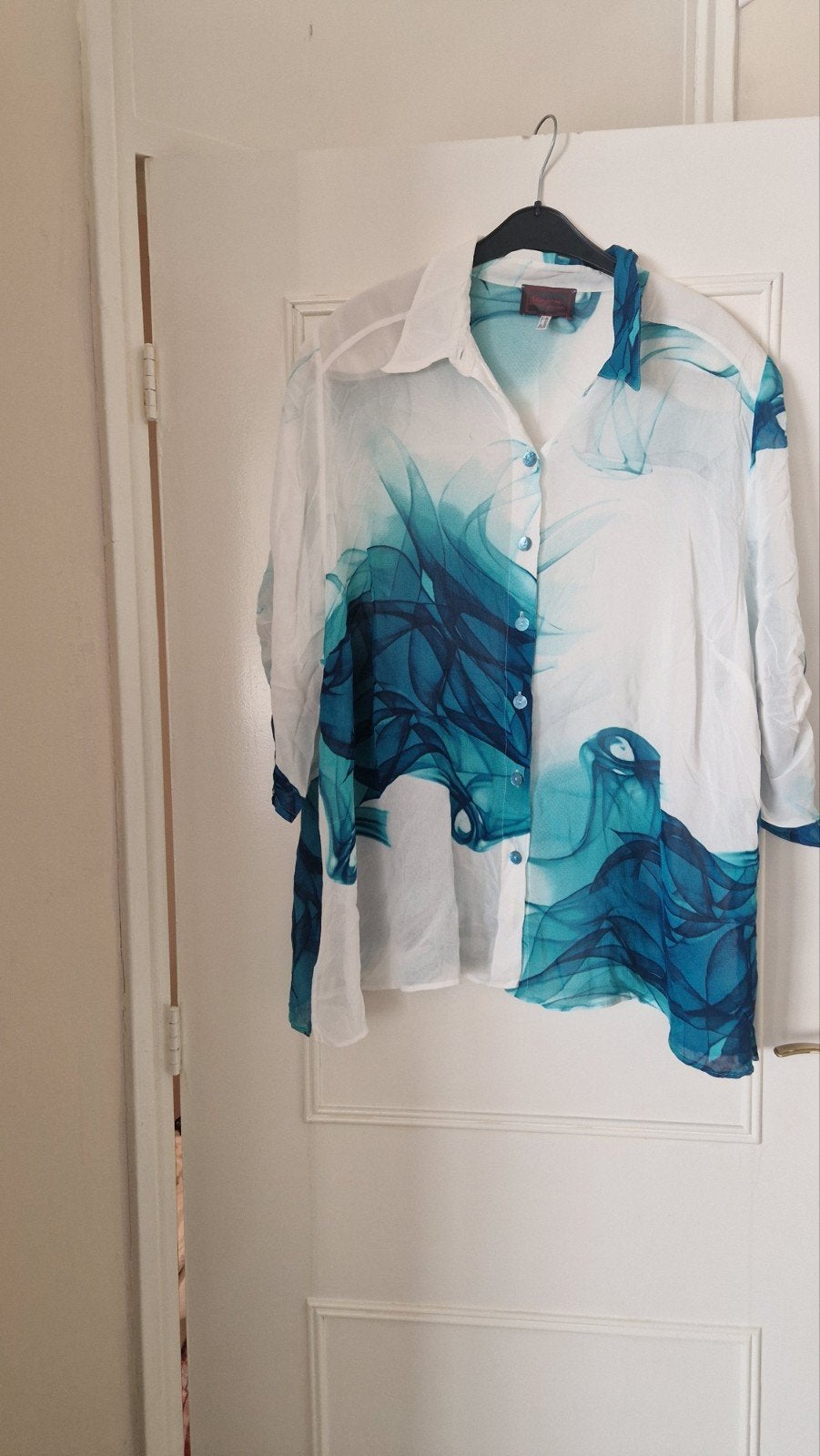 Sempre Piu Blouse Maat 56 - 100% Viscose, Kleding | Dames, Blouses en Tunieken, Zo goed als nieuw, Maat 46/48 (XL) of groter, Overige kleuren