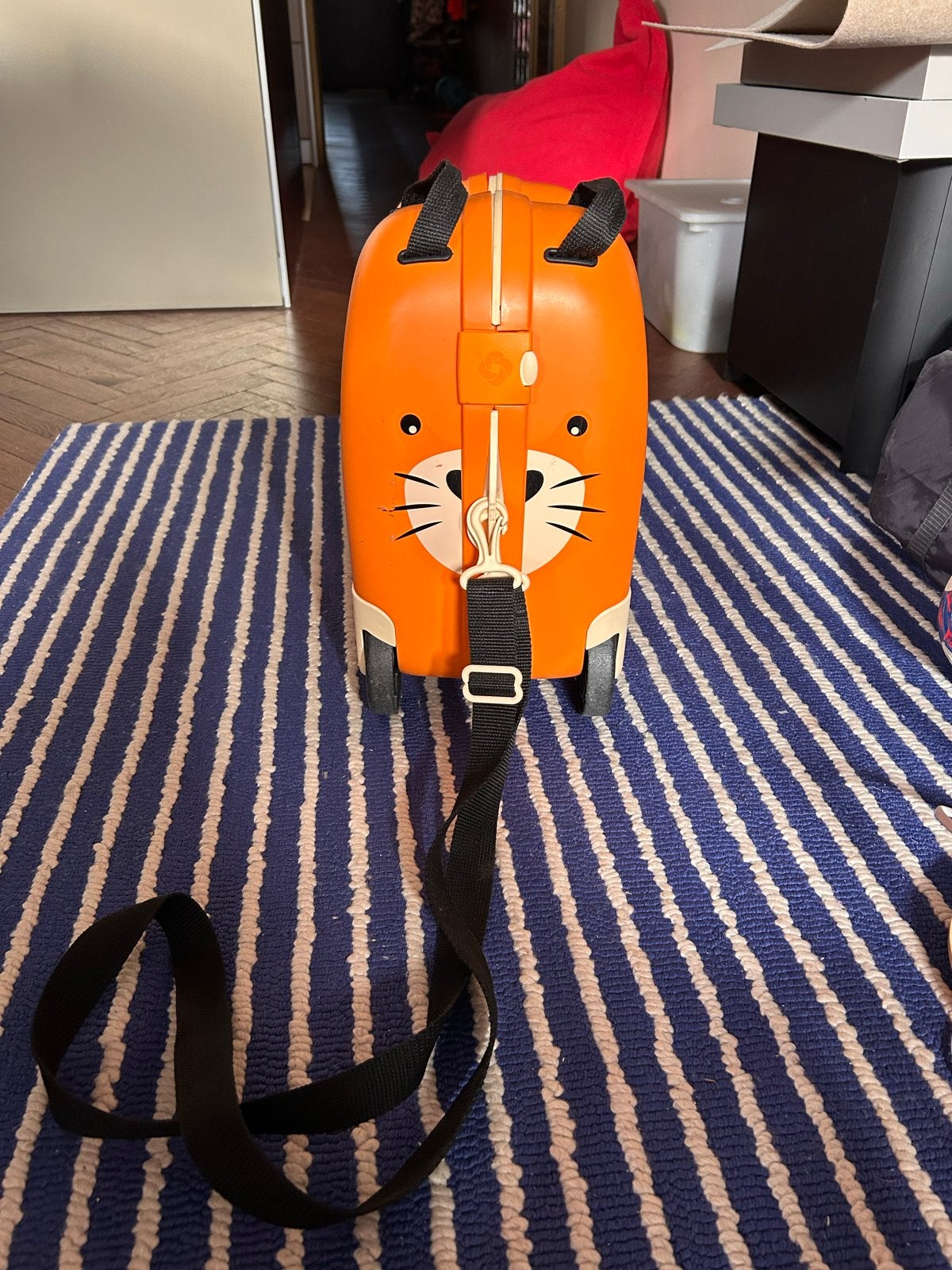 Samsonite Dream Rider tijger Kinderkoffer - Handbagage, Gebruikt, Hard kunststof, 45 tot 55 cm, Minder dan 50 cm