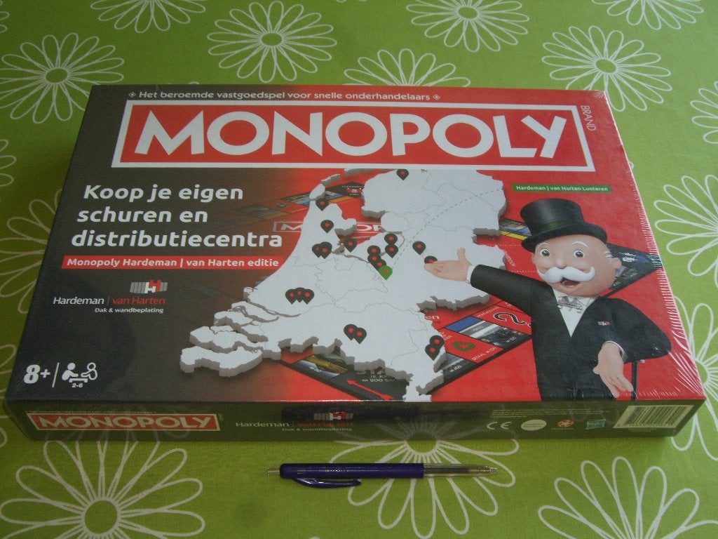 Nieuw in seal: Monopoly Hardeman / van Harten editie, Een of twee spelers, Ophalen of Verzenden, Nieuw, Hasbro