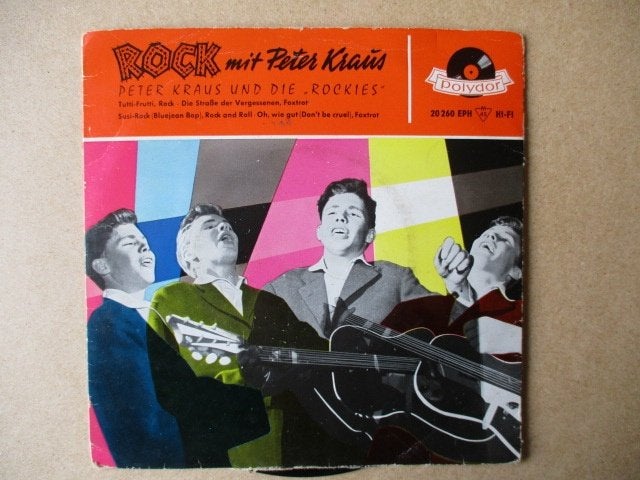 s2896 peter kraus - tutti-frutti , rock, Ophalen, Gebruikt, Overige genres, 7 inch