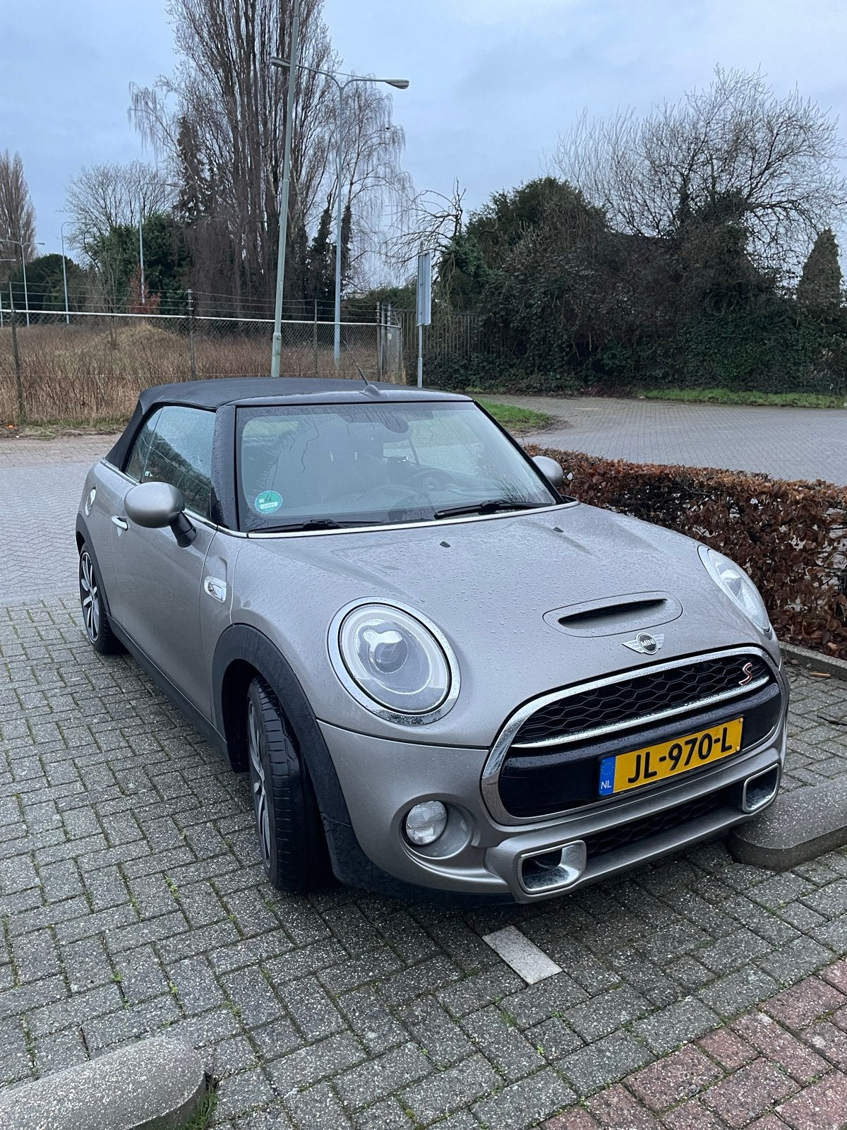 Mini Cabrio 2.0 192pk Aut 2016 Grijs, Auto's, 1998 cc, Cabriolet, 4 stoelen, Origineel Nederlands