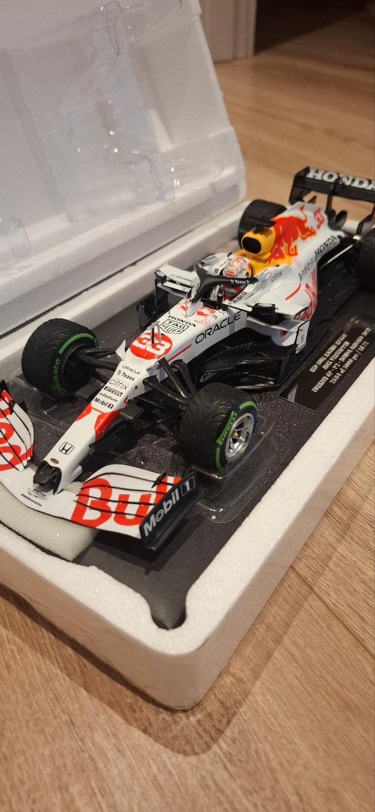 Max Verstappen turkse GP 2021, Ophalen, Nieuw, Auto, MiniChamps