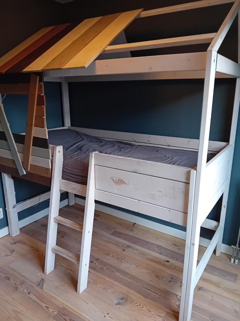 Lifetime boomhut halfhoog slaper kinderbed, Ophalen, Gebruikt, Halfhoogslaper