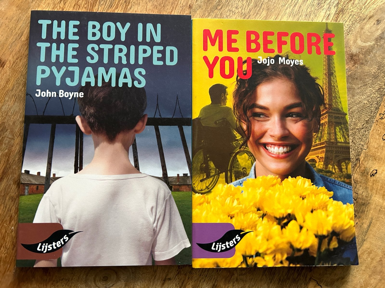 Lijsters (engels): Boy in Striped Pyjamas & Me Before You, Ophalen of Verzenden, Gelezen, Nederland