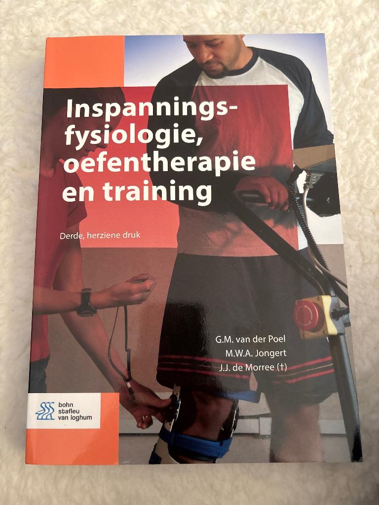 Inspannings-fysiologie, oefentherapie en training, Boeken, Ophalen, Overige vakken, Nieuw, G.M. Van der poel