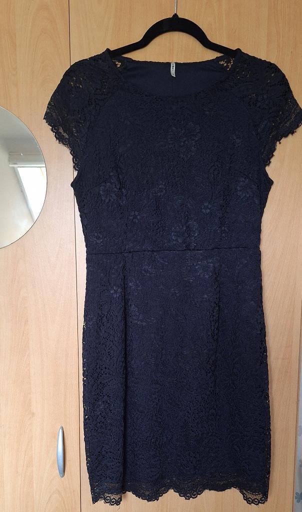 Partyjurk galajurk kort model maat 38 Only donkerblauw bloem, Kleding | Dames, Maat 38/40 (M), Galajurk, Only.M., Blauw