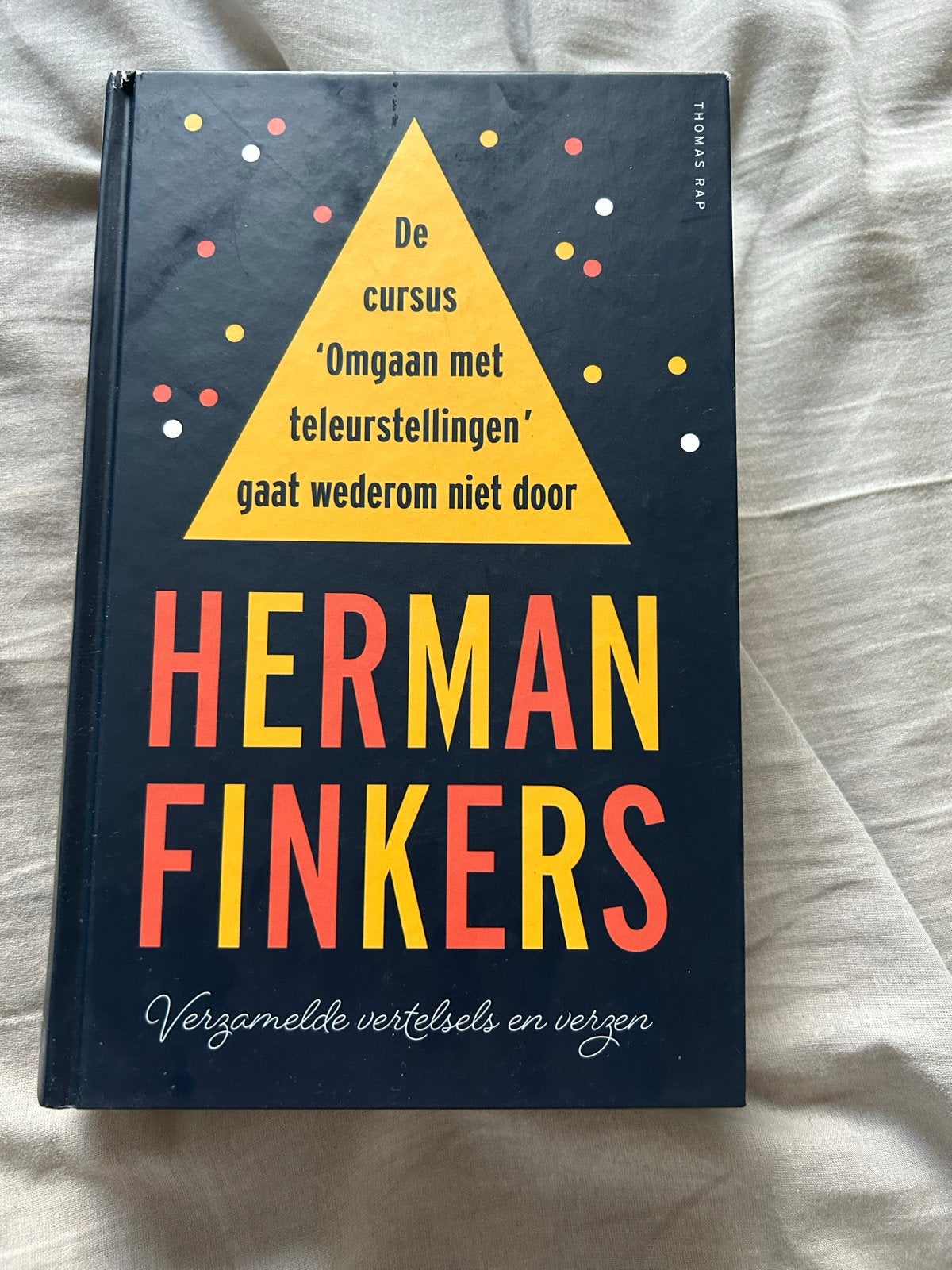 Herman Finkers - De cursus 'Omgaan met teleurstellingen', Ophalen of Verzenden, Zo goed als nieuw, Nederland